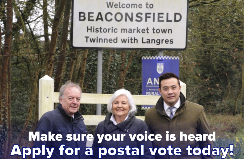 Apply for a postal vote 